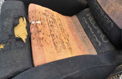 seat and cushion repair